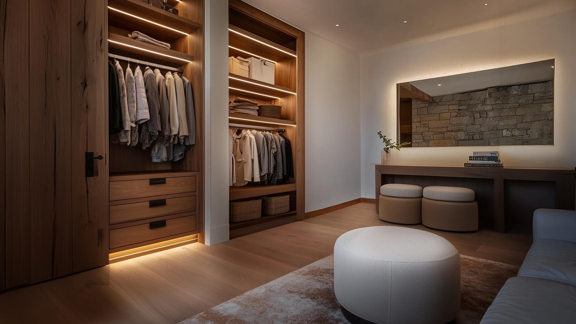 Cove lighting with InvisiLED Pro2+ in a bedroom